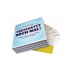 Pegasus KYL43008 - Verschätzt noch mal, das lustige Schätzspiel - Gesellschaftsspiel mit über 300 verrückten Fragen, ideal für Dinners und Partys. Fordern Sie Ihren gesunden Menschenverstand und Ihre Kreativität heraus!