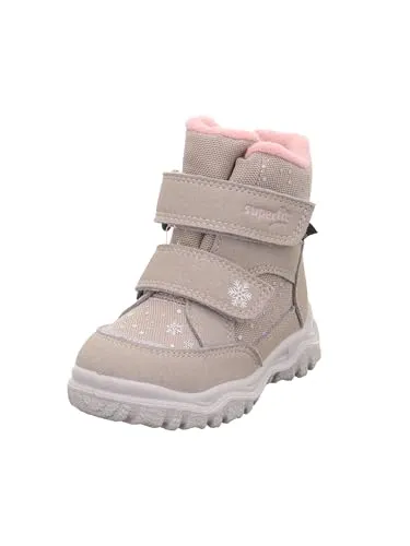 Superfit HUSKY1 beige/rosa (4000) 23 - Kinder Stiefel mit GORE-TEX Membrane für wasserdichten und atmungsaktiven Schutz. Die veganen HUSKY1 Boots bieten kuscheliges Warmfutter und optimalen Halt durch zwei Klettverschlüsse – perfekt für kalte Wintertage!