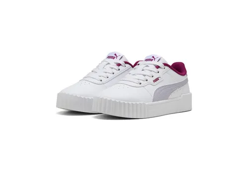 PUMA CARINA 3.0 PS Weiß - Stylische Sneaker für Kinder - Sneaker in klassischem Weiß mit bequemer Dämpfung, ideal für den Alltag oder sportliche Aktivitäten.