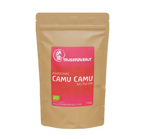 Produktbild 🌕 Premium Camu Camu Pulver BIO 100g Beerenpulver aus Peru natürliches Vitamin C