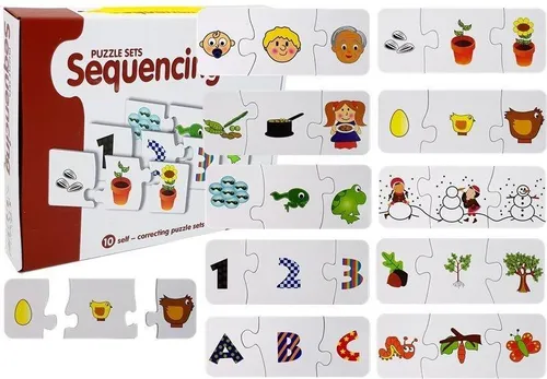 Lean Toys Lernpuzzle Puzzle Lernen 10 Verbindungen