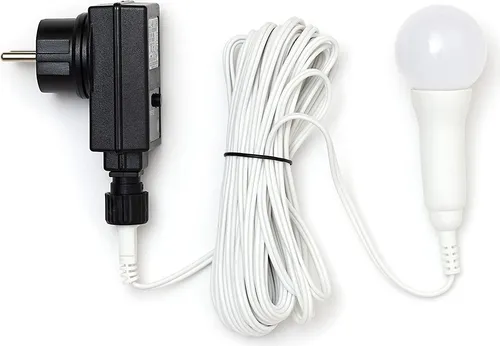 Meisterhome ® Led Weihnachtsstern, Adventsstern, Stern, Weihnachtsdeko für Außen, Kunststoff 55cm Mit LED Lampe 3.6W, Farbe:Rot/Weiß