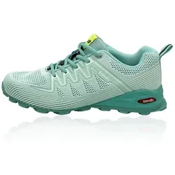 Nowaland Damen Herren Wanderschuhe - Bequeme Trekkingschuhe für Abenteuer - Diese atmungsaktiven Wanderschuhe bieten optimalen Komfort und Halt auf jedem Terrain. Mit einer robusten Gummisohle und herausnehmbaren Einlegesohlen sind sie der ideale Begleiter für lange Trekkingtouren.