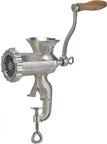 Fleischwolf Manuell aus Edelstahl und Gusseisen