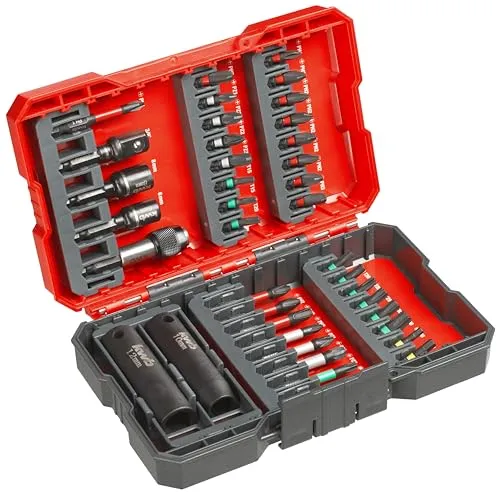 kwb Bit-Box Impact - 39-teiliges Bitset für Schlagschrauber - Werkzeug-Set, speziell für Impact-Schlagschrauber entwickelt, mit schlagfesten Bits und praktischem Transportbehälter für optimale Aufbewahrung.