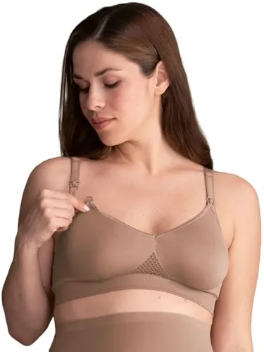 Anita Maternity Seamless Still BH - Sky Grey, Größe M - Schwangerschafts- & Still-BHs, nahtloser Komfort mit herausnehmbaren Schaumcups, ideal auch als Schlaf-BH, 4-fach verstellbarer Rückenverschluss für perfekten Sitz.