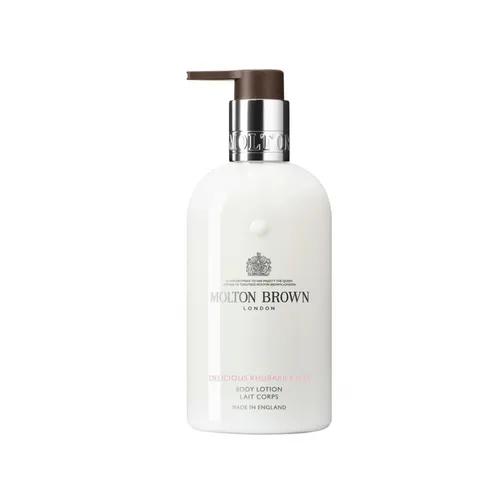 Molton Brown Delicious Rhubarb & Rose Body Lotion 300 ml - Luxuriöse Body Lotion mit erfrischendem Rhabarber- und Rosen-Duft, spendet intensive Feuchtigkeit und verwöhnt die Haut.
