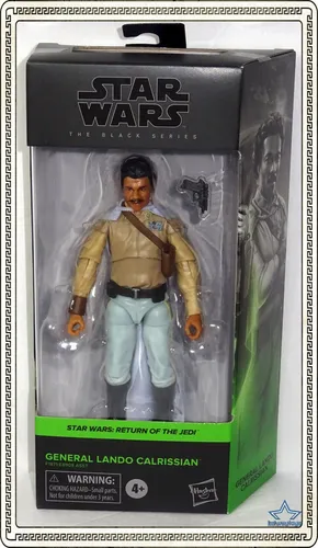 Star Wars The Black Series General Lando Calrissian - 15 cm Figur aus Die Rückkehr der Jedi-Ritter, mit abnehmbarem Blaster und vollbeweglichen Gelenken
