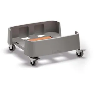 Durable Rolluntersetzer Durabin mit Bremse in grau von DURABLE