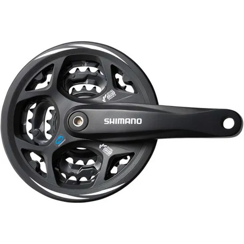 Shimano Altus FC-M311 Kurbelgarnitur 48/38/28 (170 mm) - Zuverlässige Leistung für Ihr Fahrrad - Veloantrieb, Velokurbel mit robuster Bauweise für effiziente Kraftübertragung und verbesserte Fahrleistung.