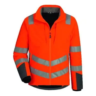 Elysee Warn-Steppjacke Bechtol, orange, Größe M - Funktionsjacke mit hoher Sichtbarkeit, ideal für Arbeitseinsätze und Outdoor-Aktivitäten bei schlechten Lichtverhältnissen.
