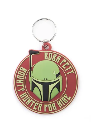 Star Wars The Book Of Boba Fett Schlüsselanhänger Gummianhänger Keychain