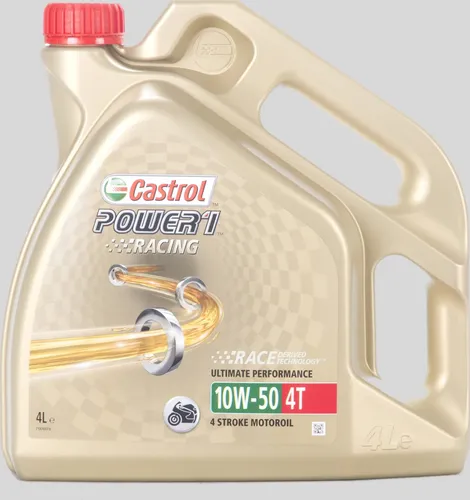 Castrol Power1 Racing 4T 10W-50 - 4 Liter, Hochleistungsmotorenöl mit Race Derived Technology™ für maximale Leistung und Schmiersicherheit