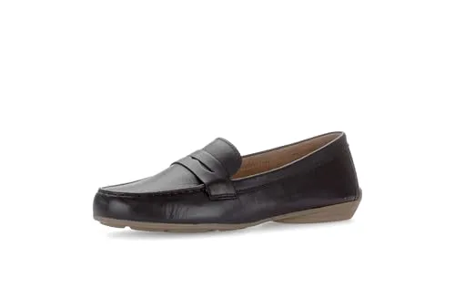 Gabor Damen Slipper, Frauen Slip On,Best Fitting,Schlupfschuhe,schluepfschuhe,Slip-ons,Freizeitschuhe,modisch,Mokassins,schwarz,38.5 EU / 5.5 UK
