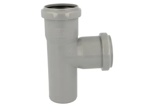 Valsir Ablaufrohr HT Abzweig einfach, mit 2 Steckmuffen