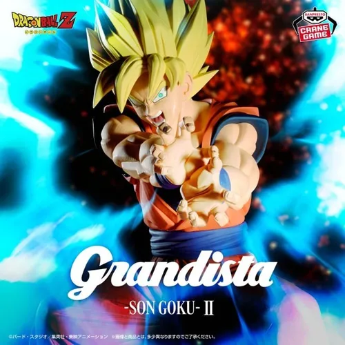 Banpresto Dragon Ball Z Grandista PVC Statue Son Goku 25 cm - Detailreiche PVC-Sammelfigur von Son Goku aus der 