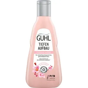 GUHL Tiefenaufbau Haarshampoo 250 ml - Shampoo für intensive Reparatur, stärkt geschädigtes Haar bis in die Spitzen und enthält 93% natürliche Inhaltsstoffe. Hergestellt in Deutschland, für geschmeidiges und gesundes Haar.