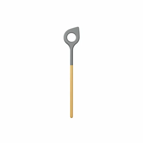 Rosti Kochlöffel mit Loch New Optima Curry, Küchenhelfer, Nylon, Gelb, 31 cm