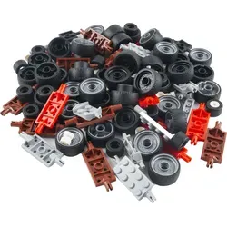 LEGO® City 30 Achsen mit Rädern - Kreatives Bauen - Lego Set mit 30 bunten Achsen und Rädern für grenzenlosen Spielspaß. Perfekt für kleine Baumeister, die ihre Sammlung erweitern und ihre Kreativität ausleben möchten!