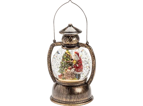 Konstsmide Weihnachtsbeleuchtung LED Kugellaterne Weihnachtsmann