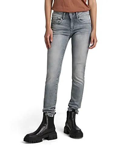 G-STAR RAW Damen Lynn Super Skinny Jeans - Stylische Jeans im Vintage-Look mit abgerundeten Taschen, die perfekt sitzt und den ganzen Tag über bequem ist.