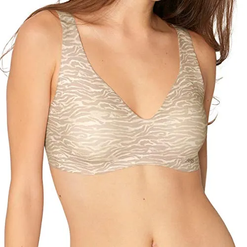 Sloggi Damen Zero Feel Bralette Print EX Bustier, Skin - Light Combination, XS