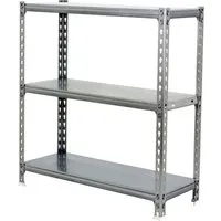 PROREGAL Schwerlastregal Baby Metal Shark 90 x 110 x 30 cm - Regal für Werkstatt und Lager mit einer Fachbodenlast von bis zu 200 kg, einfach zu montieren und in der Höhe verstellbar, ideal für maximale Flexibilität.