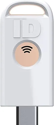 Identiv FIDO2 NFC+ Security Key USB-C Token zur Anmeldung - Zwei-Faktor-Authentifizierung (FIDO, FIDO2, U2F, PIV, TOTP, HOTP, WebAuth) - 905602