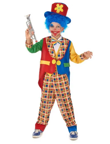 DEGUISE TOI Süßes Clownskostüm für Kinder Zirkus bunt - Bunt