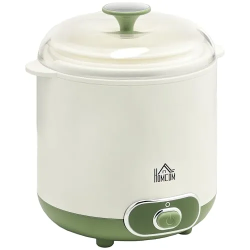 HOMCOM Joghurtbereiter 1,5 l – Joghurtmaschine für individuelle Kreationen