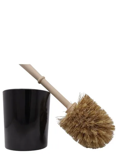 WALDKRAFT WC-Reinigungsbürste Klobürste WC-Bürste mit Glas aus Buchenholz und Kokos / Fibreborsten, (Glasbehälter+Klobürste,Borsten: Fibre oder Kokos), Handlicher Holzgriff aus Buchenholz