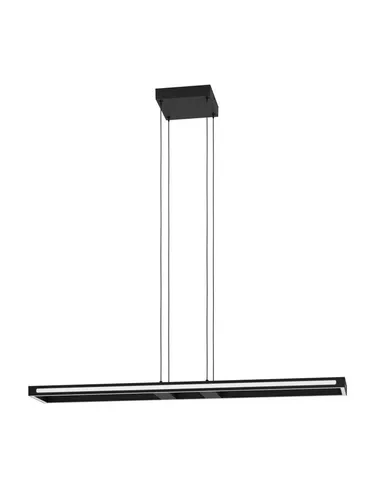 EGLO SALVILANAS-Z Pendelleuchte Schwarz 99681 - Moderne Deckenlampe mit LED-Technologie, energiesparend und ideal für stilvolle Wohnräume.