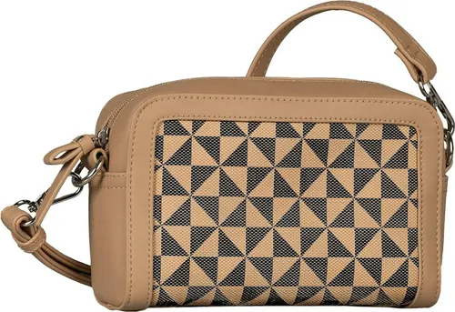 Gabor Meria Umhängetasche 21,5cm - printed black - Damentasche in stilvollem Design, aus hochwertigem Polyurethan, ideal für den Alltag mit praktischem Reißverschluss und leichtem Gewicht von nur 0,25 kg.