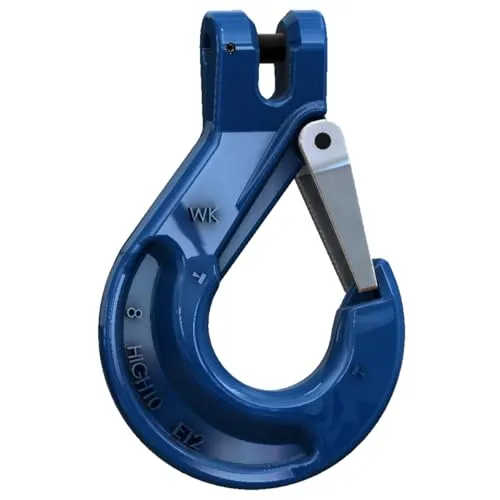 Gabelkopfhaken GK10 WLL 2500 Kg 8mm mit H-Stempel Zurrkette Kettengehänge Anschlaghaken Haken