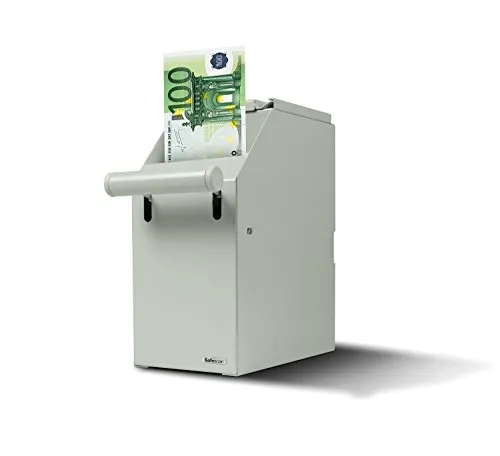 Safescan Geldschein-Tresor 'Safescan 4100', weiß - Card-Reader mit Diebstahlschutz, ideal für Geschäfte und Veranstaltungen, sichert Bargeld zuverlässig
