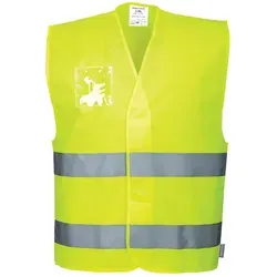 Warnschutzweste mit Ausweistasche C475