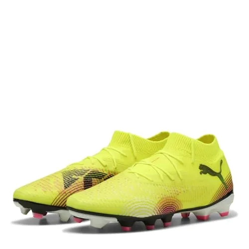PUMA Unisex Future 8 PRO FG/AG Fussballschuh - Yellow ALERT Black-Sun Struck, 39 EU - Fußballschuhe mit PWRTAPE für optimalen Halt und stabilen Support. Texturiertes Mesh und GripControl Technologie für überlegenen Grip und Ballkontrolle.