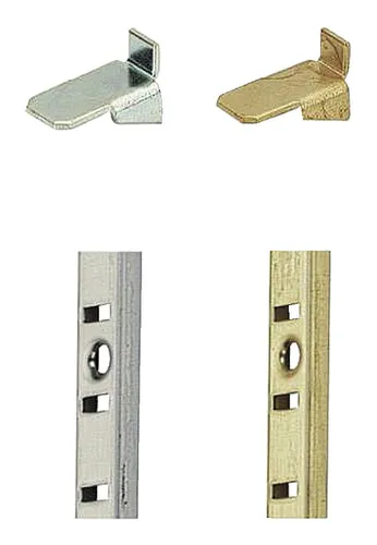 Hettich Bodenträgerschiene 47612, vernickelt