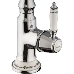 PaulGurkes Niederdruck Waschtischarmatur PGNX56-ND - Hochwertige Mischbatterie aus massivem Messing, ideal für Küchen und Waschtische. 360° drehbarer Auslauf und innovative Strahlformer-Technologie für effizienten Wasserfluss.