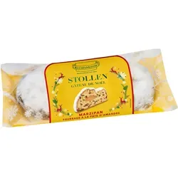 Kuchenmeister Marzipan Stollen 500g - Kekse & Kleingebäck, gefüllt mit Edel Marzipan für ein unvergleichliches Geschmackserlebnis, ideal für die festliche Jahreszeit.