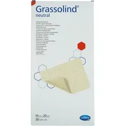 Hartmann 4993369 Grassolind Salbenkompresse 20cm x 10cm - Medizinische Geräte & Verbrauchsmaterialien – Ideal für die Wundbehandlung und Hauttransplantationen, bietet eine geschmeidige Abdeckung und Schutz für empfindliche Wunden.