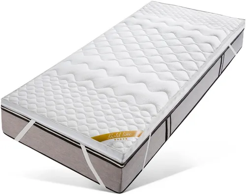 fan, Topper Softly XXL Plus, Topper 90x200, 140x200 cm und weitere Größen, 7 cm hoch, Kaltschaum, Kundenliebling, über 1500 positive Bewertungen >Made in Germany<