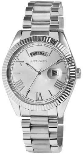 JUST WATCH Quarzuhr Luka mit Edelstahlband, Datumsanzeige, inkl. Geschenkbox