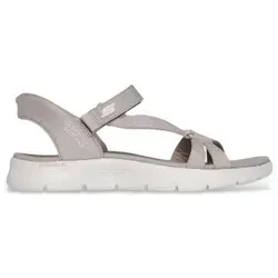 Skechers Damen GO Walk Flex Illuminate Sandale - Taupe, 40 EU - Wanderschuhe mit maschinenwaschbarem Design und Goga-Matten-Technologie für optimalen Komfort und Unterstützung beim Gehen.
