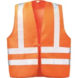 Wicatex Warnweste, Bw-mg, En 20471, Orange, Gr. L
