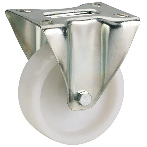 Dörner + Helmer 733151 Polyamid-Bockrolle mit Gleitlager 100 x 35 mm/Platte 100 x 85 mm