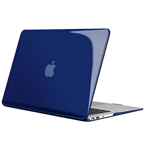 Fintie Hülle Kompatibel mit MacBook Air 13 (2010-2017) A1466/A1369, Ultradünne Plastik Hartschale Schutzhülle Snap Case, Nicht Kompatibel mit MacBook Air 13 2020, Marineblau