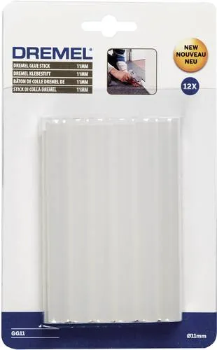 Dremel GG11 Heißklebesticks 11mm 100mm Transparent 125g 12St.