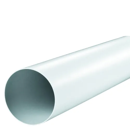 Rundrohr Lüftungskanal DN 100 mm 1,0 m Kunststoff PVC
