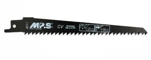 MPS Säbelsägeblätter für Holz S644D Kurvenblatt, sauberer Schnitt 4,2/150mm 5